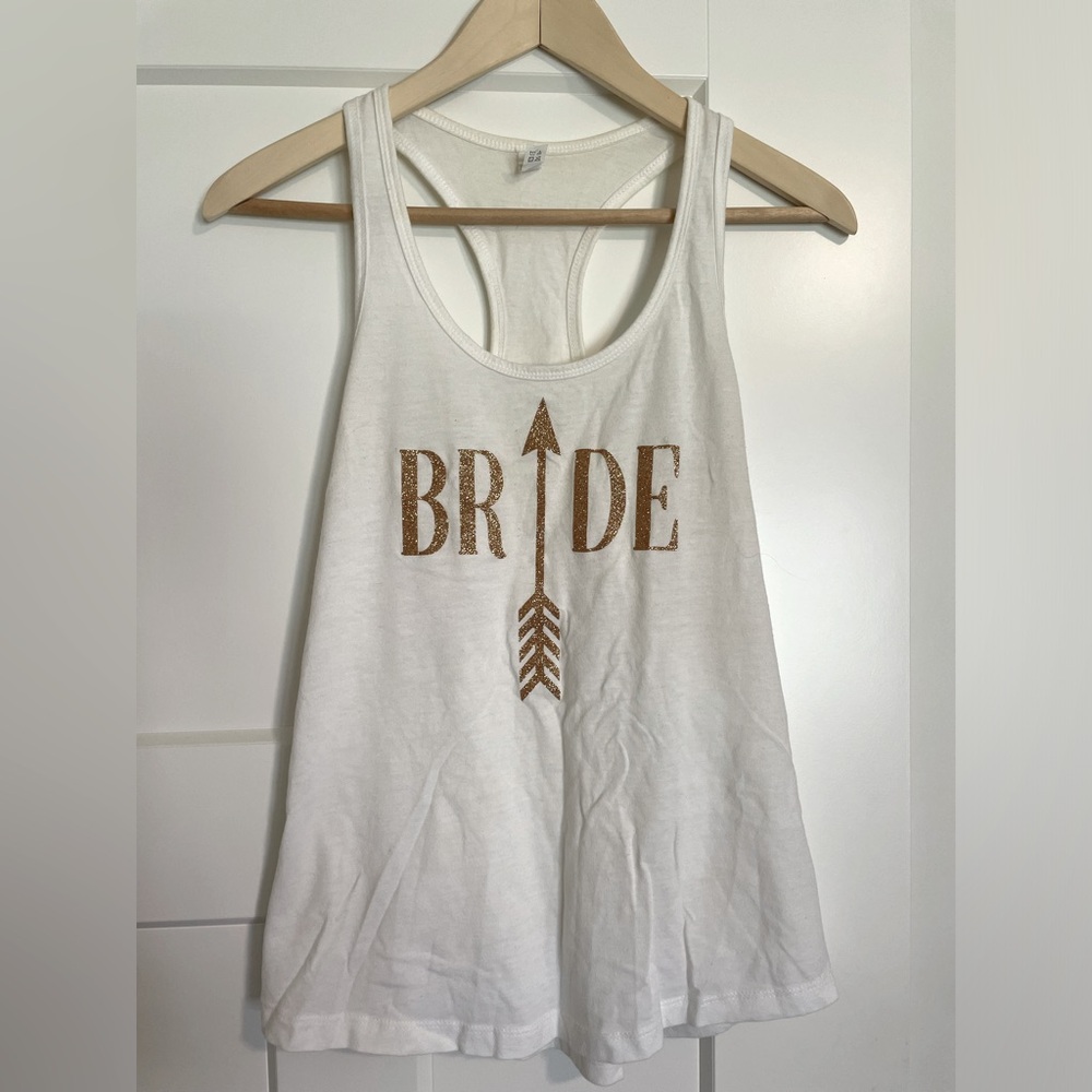 Bride tank top